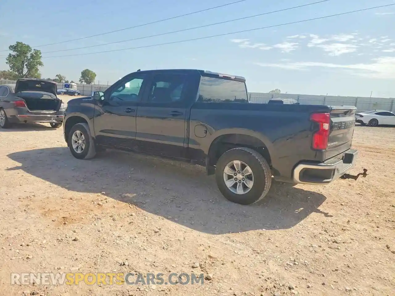 2 Photograph of a damaged car 3GCPWCED5NG148433 CHEVROLET SILVERADO 2022