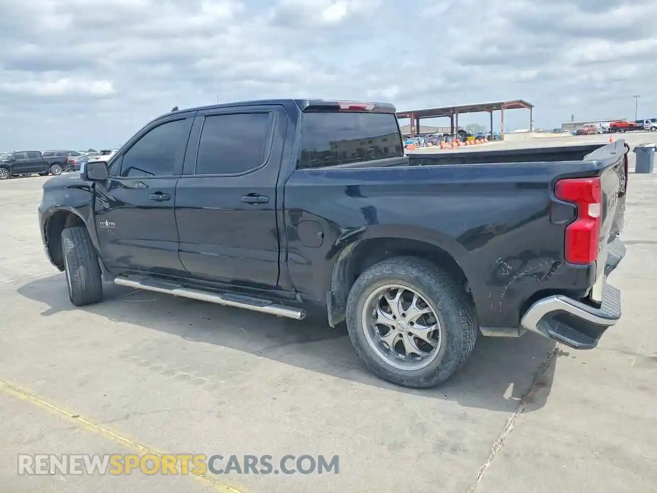 2 Photograph of a damaged car 3GCPWCED7NG175956 CHEVROLET SILVERADO 2022