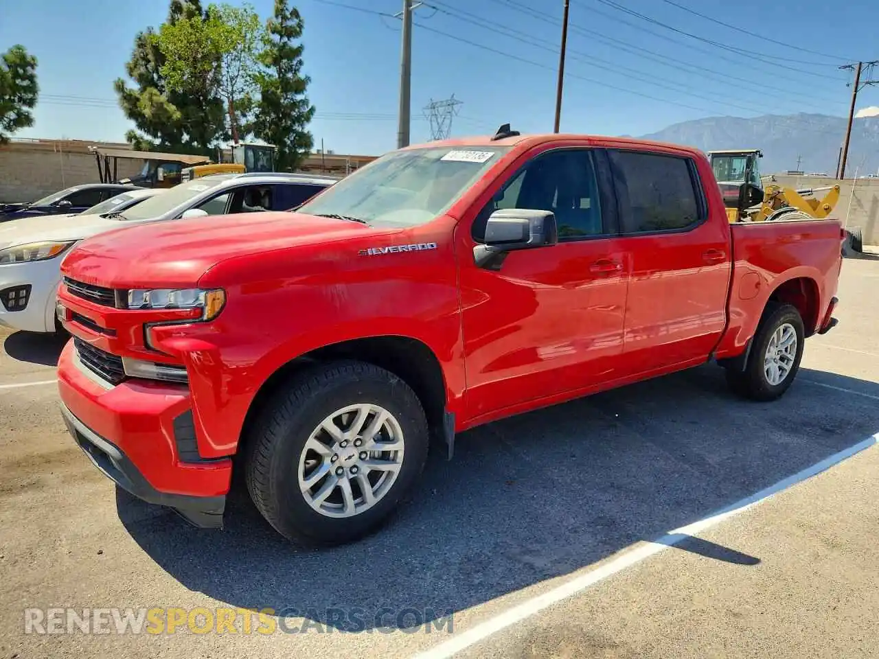 1 Photograph of a damaged car 3GCPWDED8NG115013 CHEVROLET SILVERADO 2022