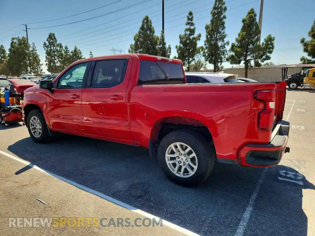 2 Photograph of a damaged car 3GCPWDED8NG115013 CHEVROLET SILVERADO 2022