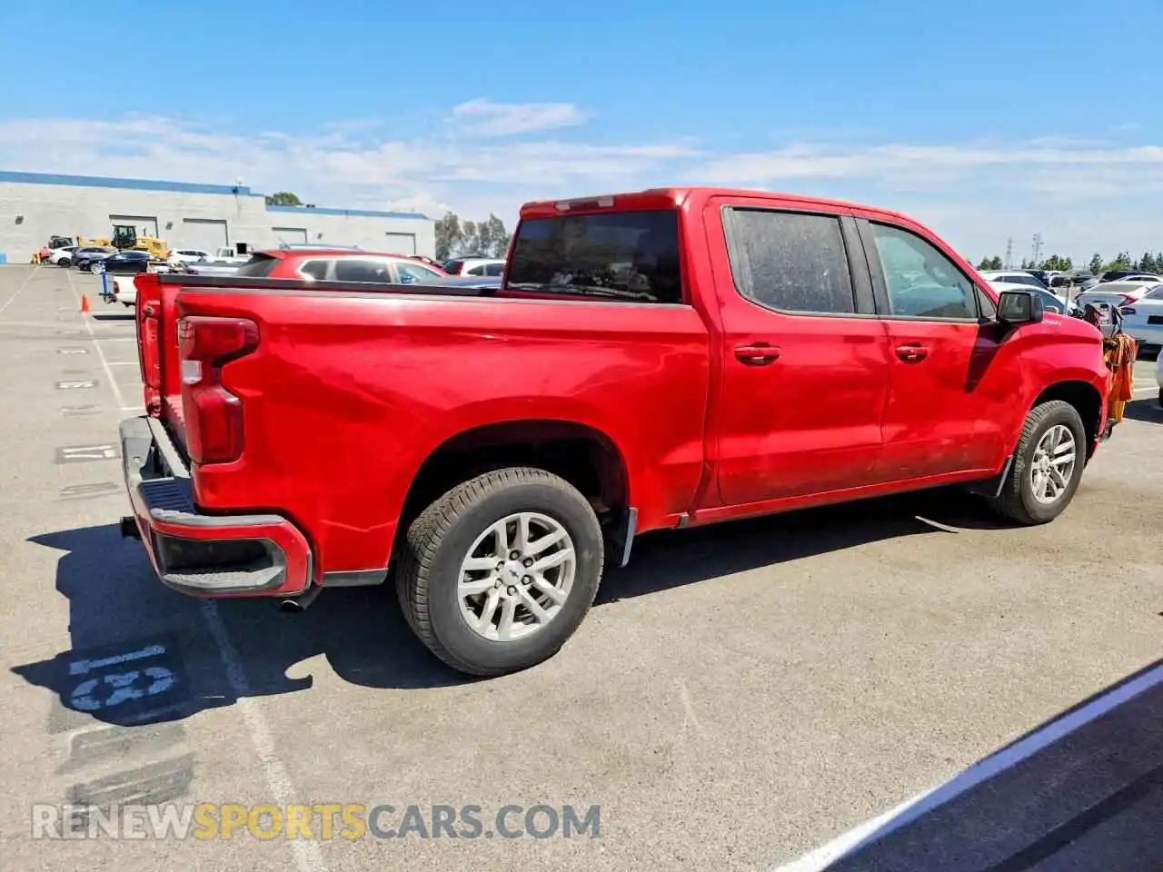 3 Photograph of a damaged car 3GCPWDED8NG115013 CHEVROLET SILVERADO 2022