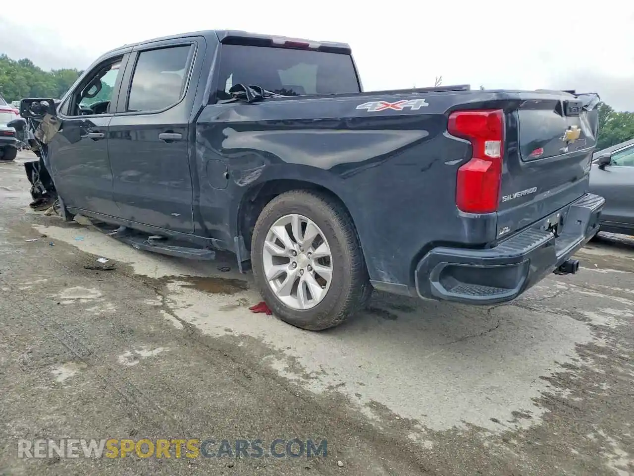 2 fotografías del automóvil dañado 3GCPYBEK6NG204320 CHEVROLET SILVERADO 2022