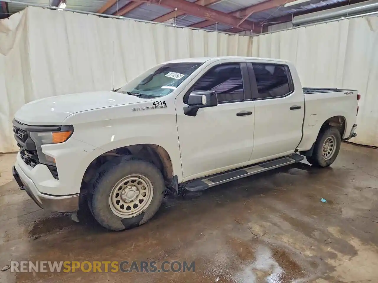 1 Photograph of a damaged car 3GCUDAED3NG531137 CHEVROLET SILVERADO 2022