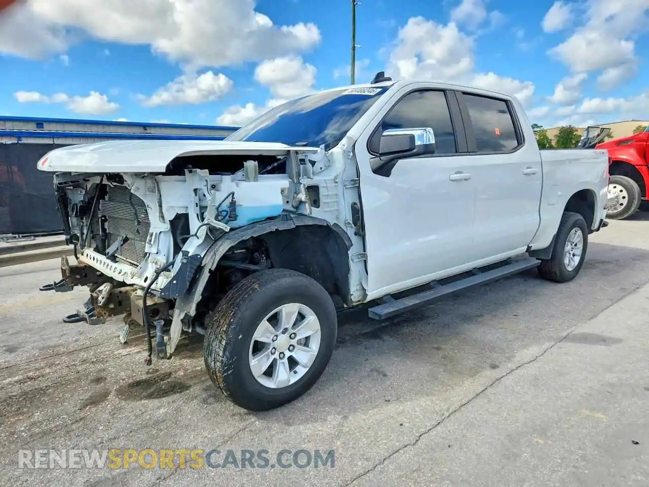 1 Photograph of a damaged car 3GCUDDED1NG522034 CHEVROLET SILVERADO 2022