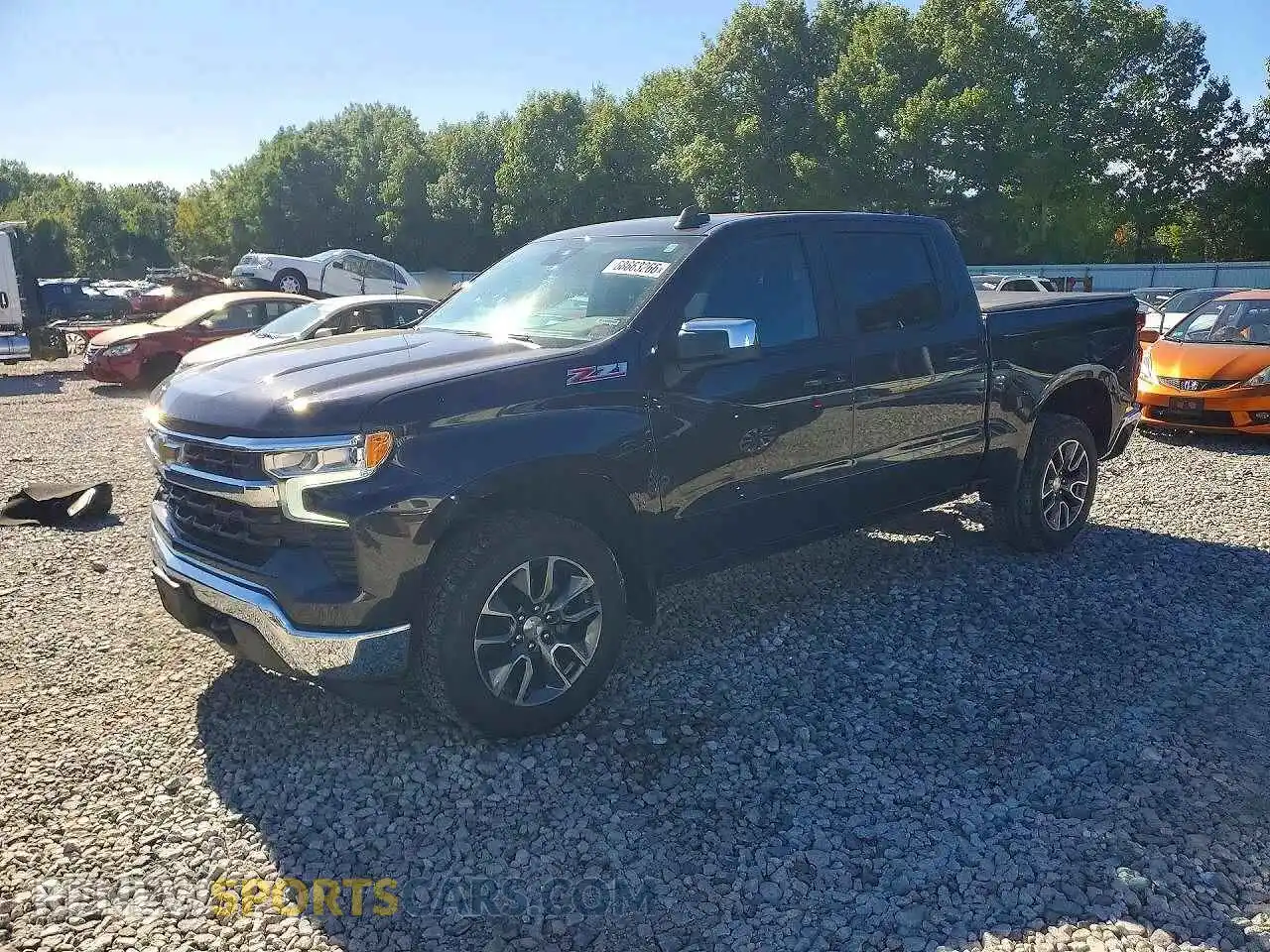 1 Photograph of a damaged car 3GCUDDED7NG621022 CHEVROLET SILVERADO 2022