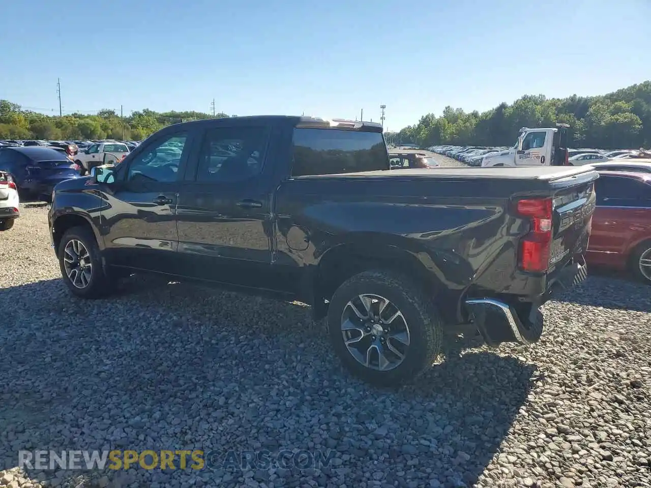 2 Photograph of a damaged car 3GCUDDED7NG621022 CHEVROLET SILVERADO 2022