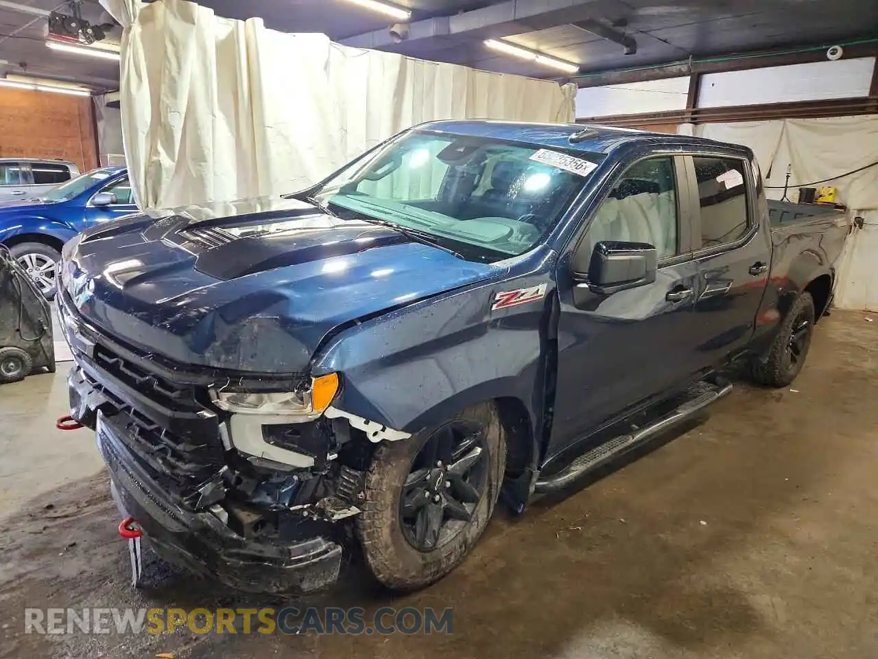 1 Photograph of a damaged car 3GCUDFED0NG651314 CHEVROLET SILVERADO 2022
