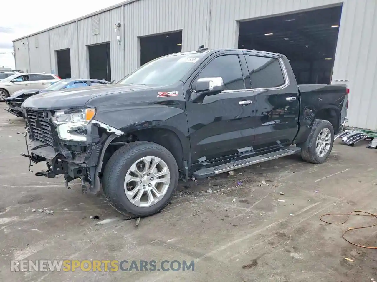 1 Photograph of a damaged car 3GCUDGED8NG526096 CHEVROLET SILVERADO 2022