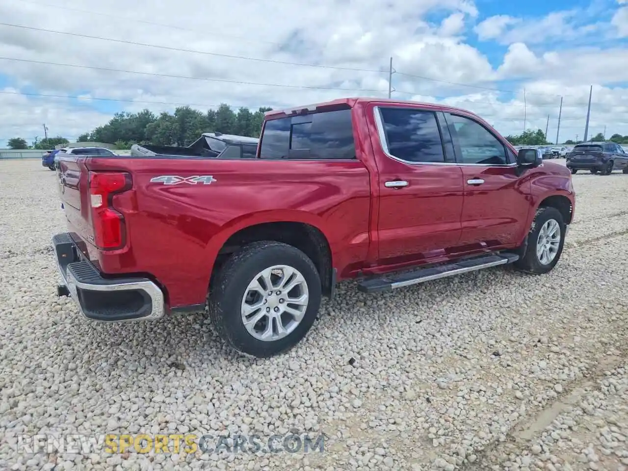 3 Photograph of a damaged car 3GCUDGEL1NG524522 CHEVROLET SILVERADO 2022