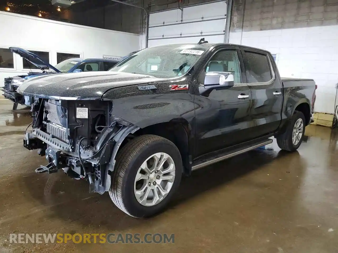 1 Photograph of a damaged car 3GCUDGET1NG612213 CHEVROLET SILVERADO 2022