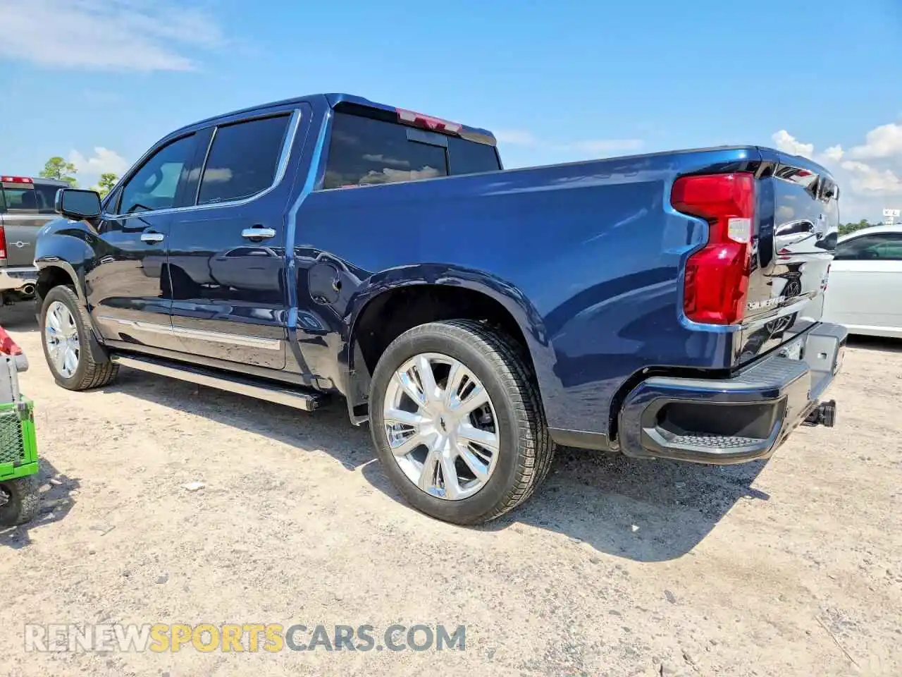 2 Photograph of a damaged car 3GCUDJEL4NG578510 CHEVROLET SILVERADO 2022