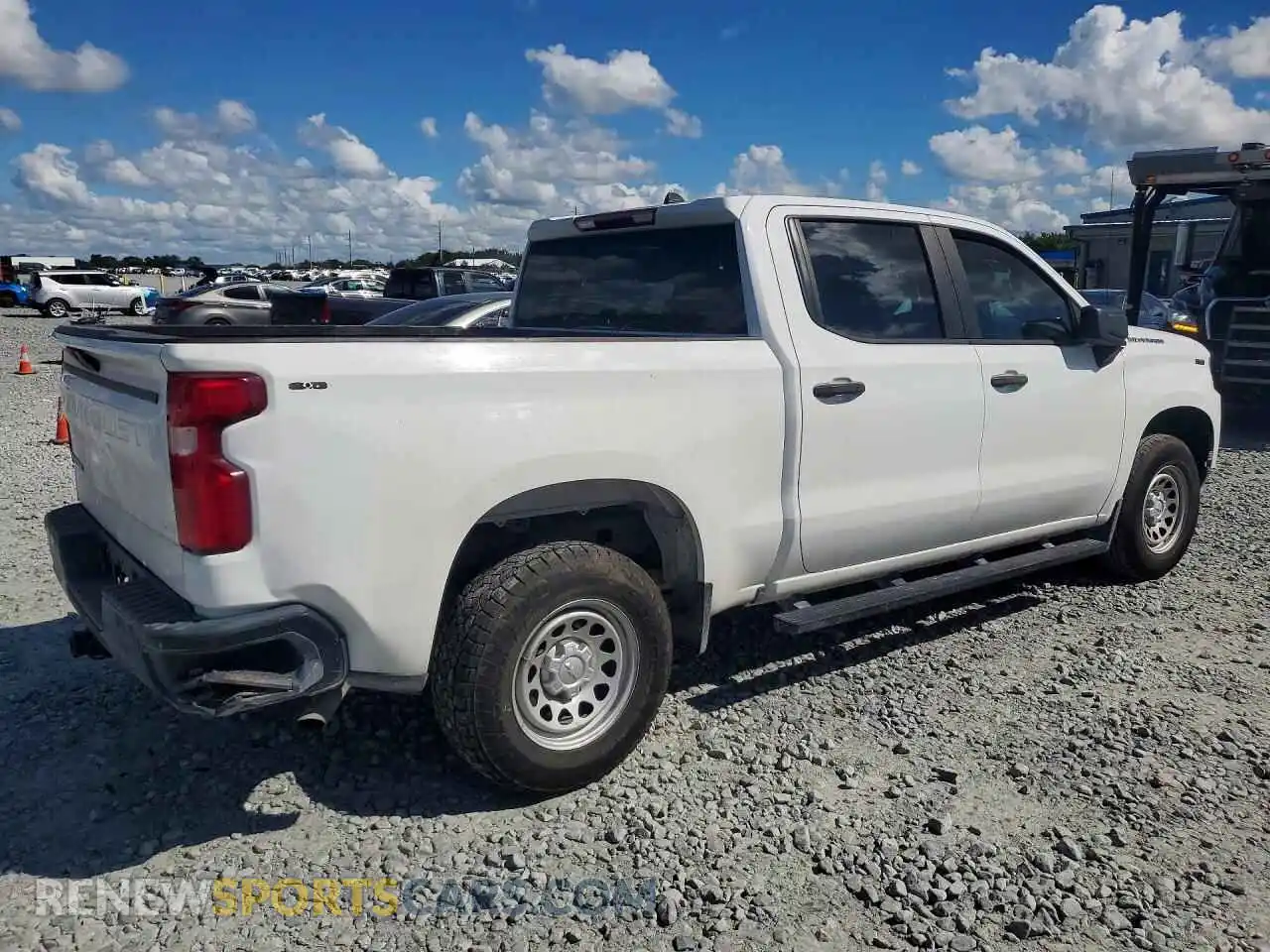 3 fotografías del automóvil dañado 3GCUYAEDXNG169893 CHEVROLET SILVERADO 2022