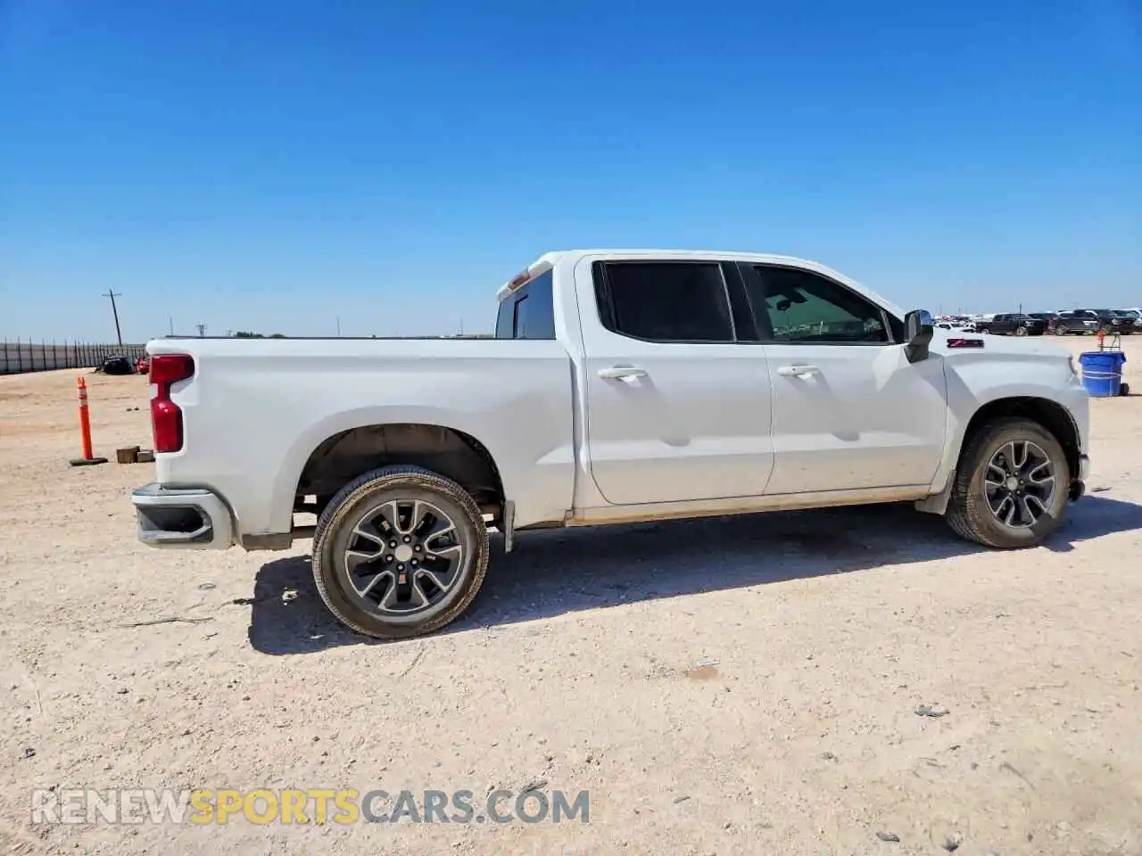 3 Photograph of a damaged car 3GCUYDED2NG125291 CHEVROLET SILVERADO 2022
