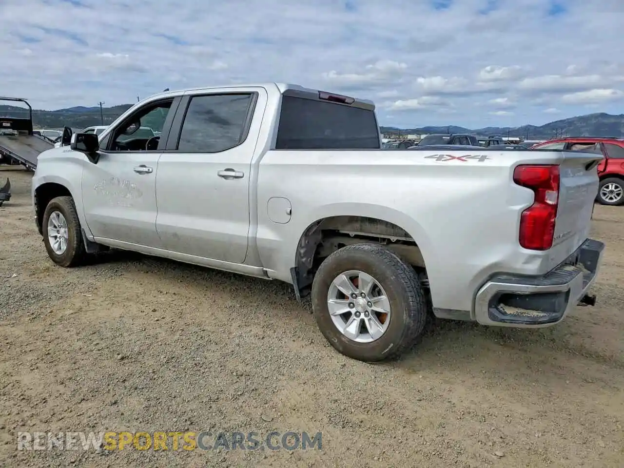2 Photograph of a damaged car 3GCUYDED6NG145530 CHEVROLET SILVERADO 2022