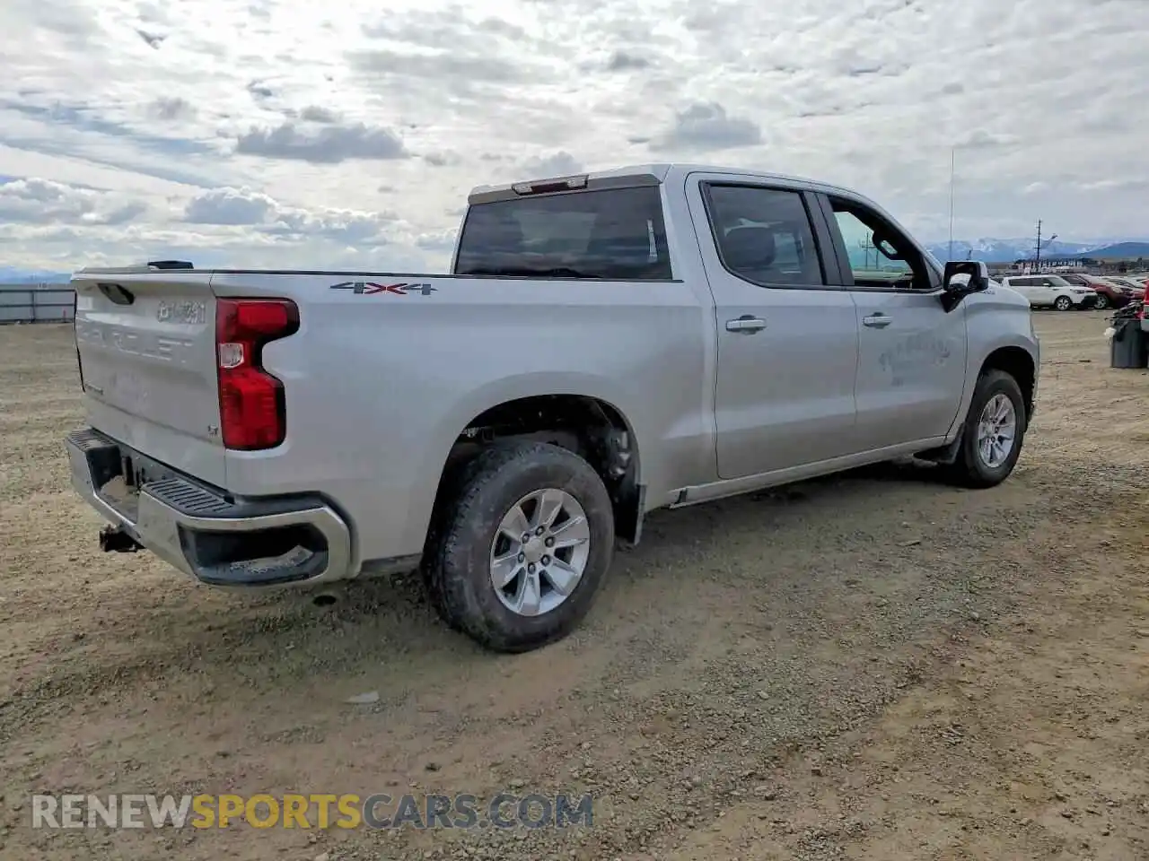 3 Photograph of a damaged car 3GCUYDED6NG145530 CHEVROLET SILVERADO 2022