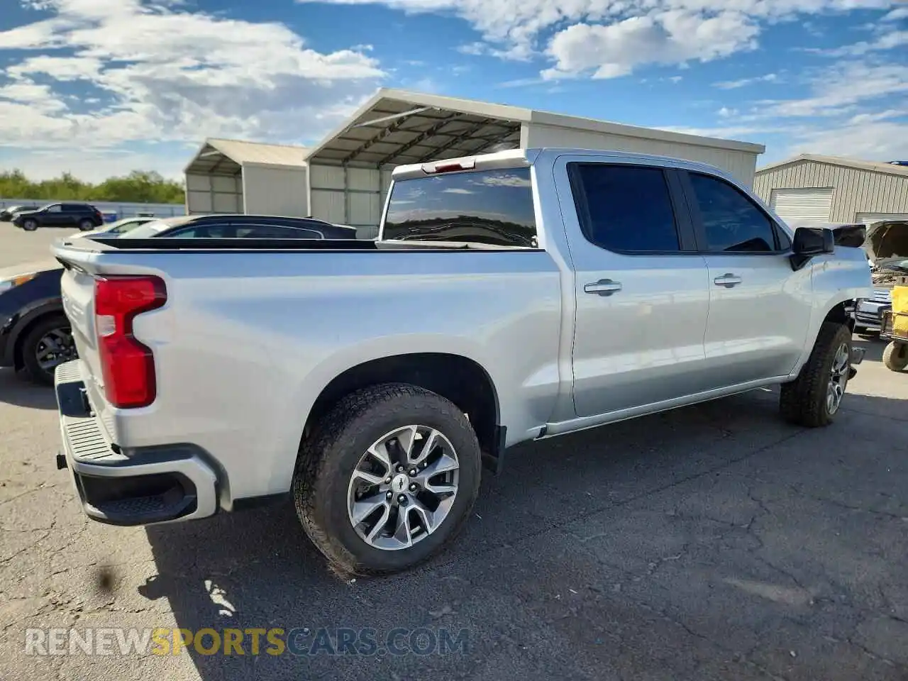 3 Photograph of a damaged car 3GCUYEED0NG150017 CHEVROLET SILVERADO 2022