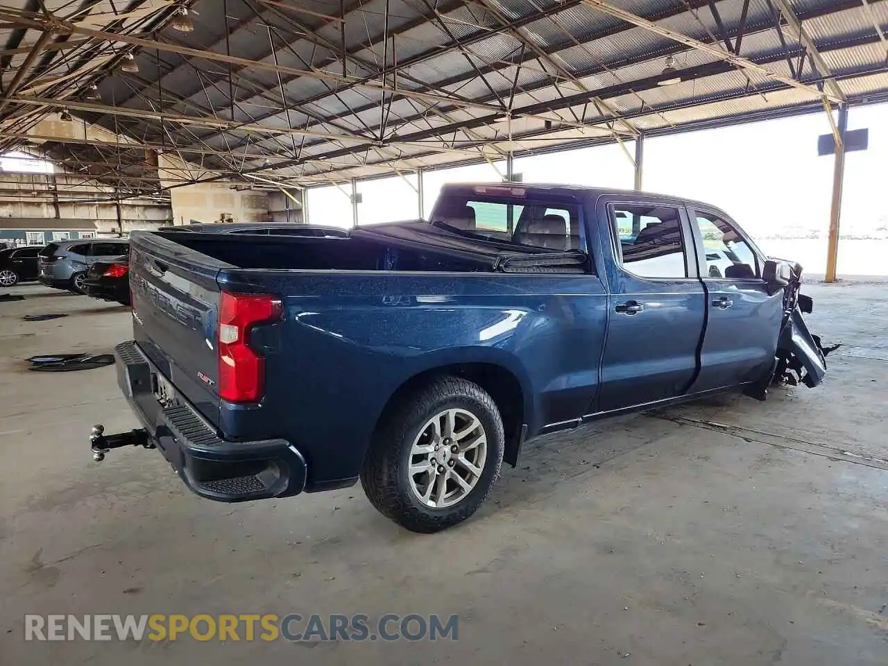3 Photograph of a damaged car 3GCUYEED1NG210869 CHEVROLET SILVERADO 2022
