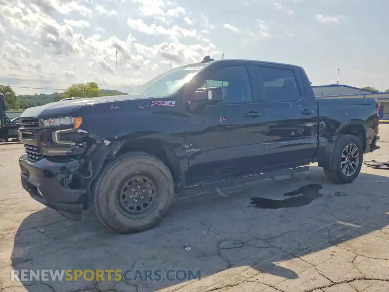 1 Photograph of a damaged car 3GCUYEEDXNG173546 CHEVROLET SILVERADO 2022