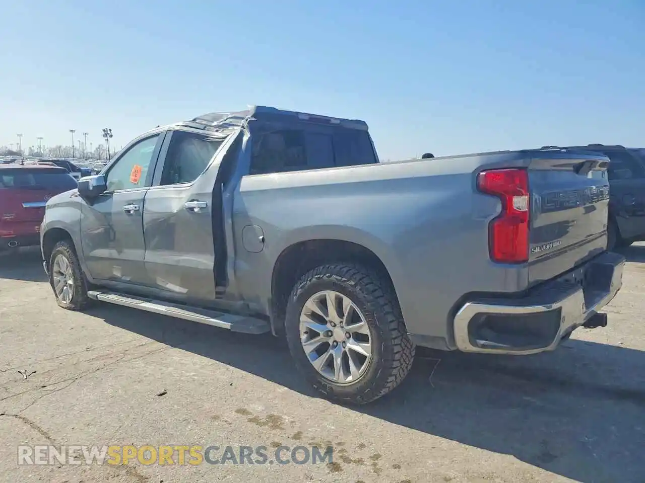 2 Photograph of a damaged car 3GCUYGED6NG151815 CHEVROLET SILVERADO 2022