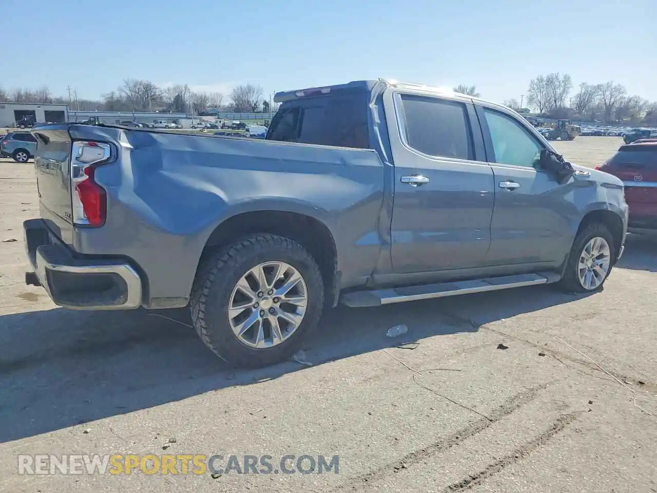 3 Photograph of a damaged car 3GCUYGED6NG151815 CHEVROLET SILVERADO 2022
