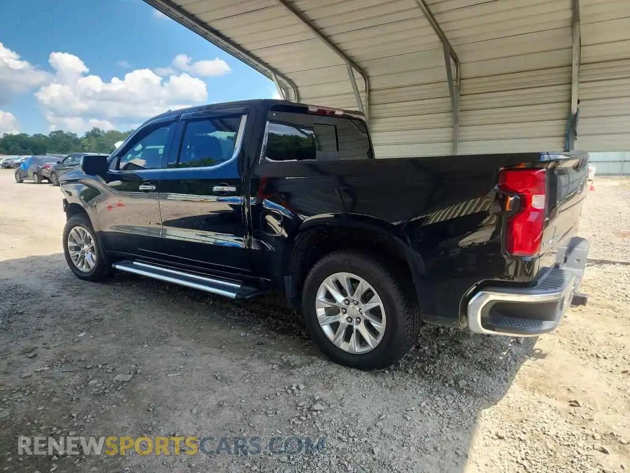 2 Photograph of a damaged car 3GCUYGED6NG186550 CHEVROLET SILVERADO 2022