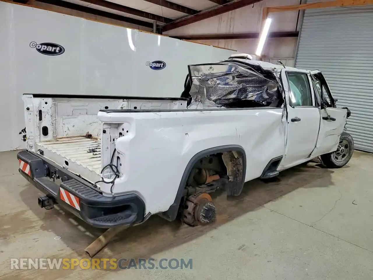 3 fotografías del automóvil dañado 1GC1WLE72PF240619 CHEVROLET SILVERADO 2023