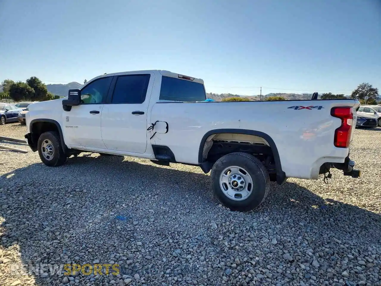 2 Photograph of a damaged car 1GC1YLE71PF220260 CHEVROLET SILVERADO 2023