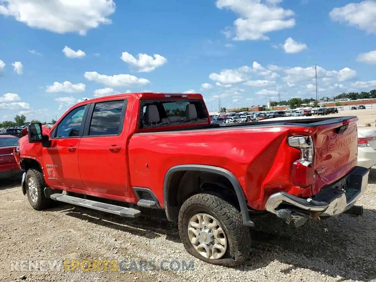 2 Фотография поврежденного автомобиля 1GC1YNEY4PF107195 CHEVROLET SILVERADO 2023