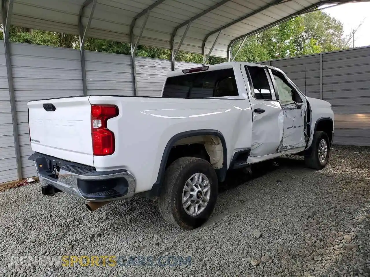 3 Photograph of a damaged car 1GC2WLE78PF188238 CHEVROLET SILVERADO 2023
