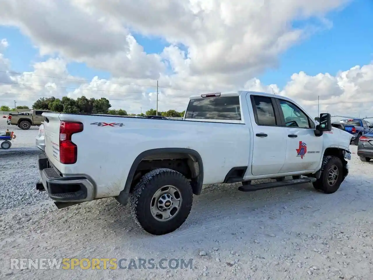 3 Photograph of a damaged car 1GC2YLE76PF213129 CHEVROLET SILVERADO 2023