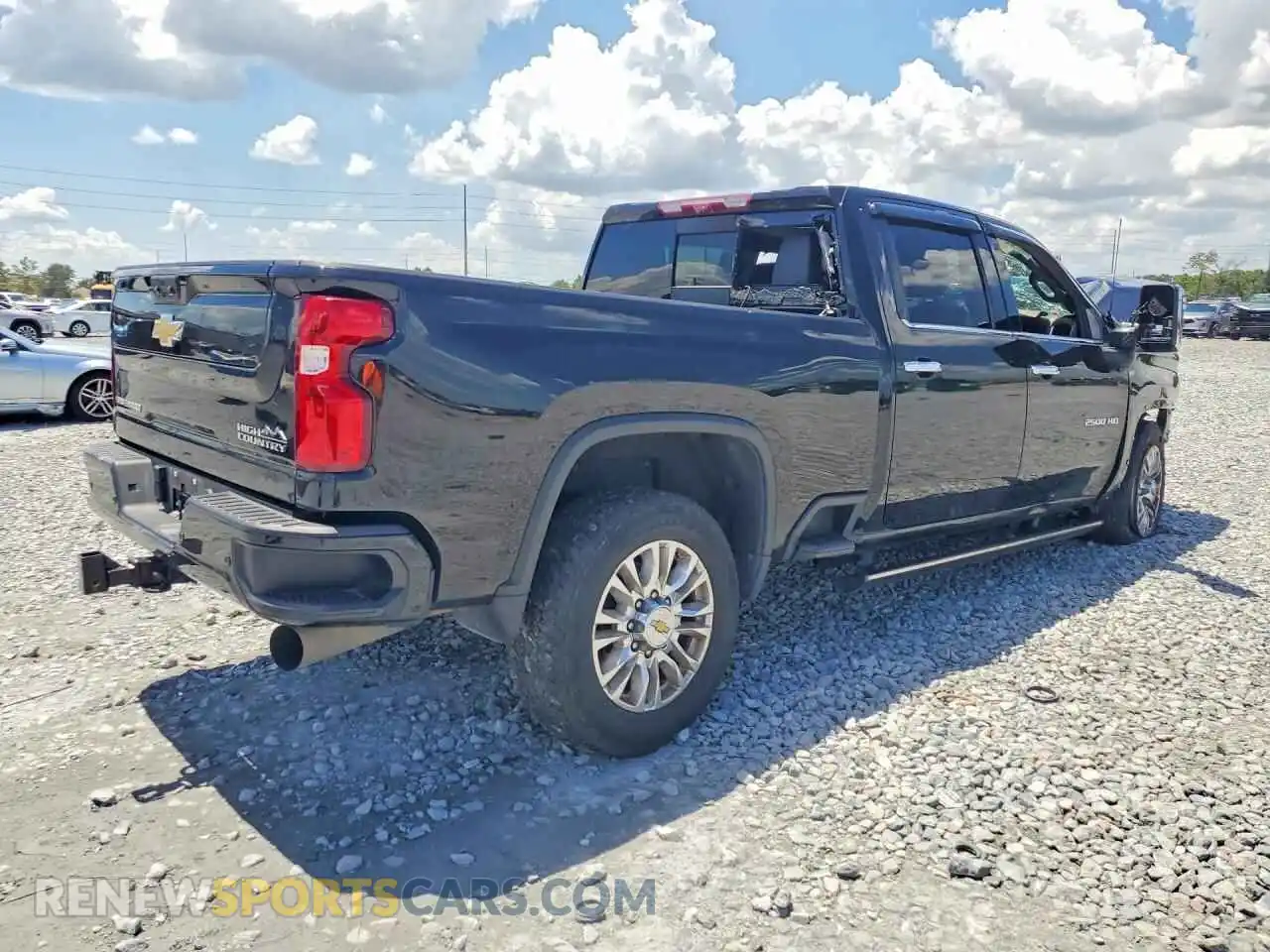3 Фотография поврежденного автомобиля 1GC4YREY7PF148019 CHEVROLET SILVERADO 2023