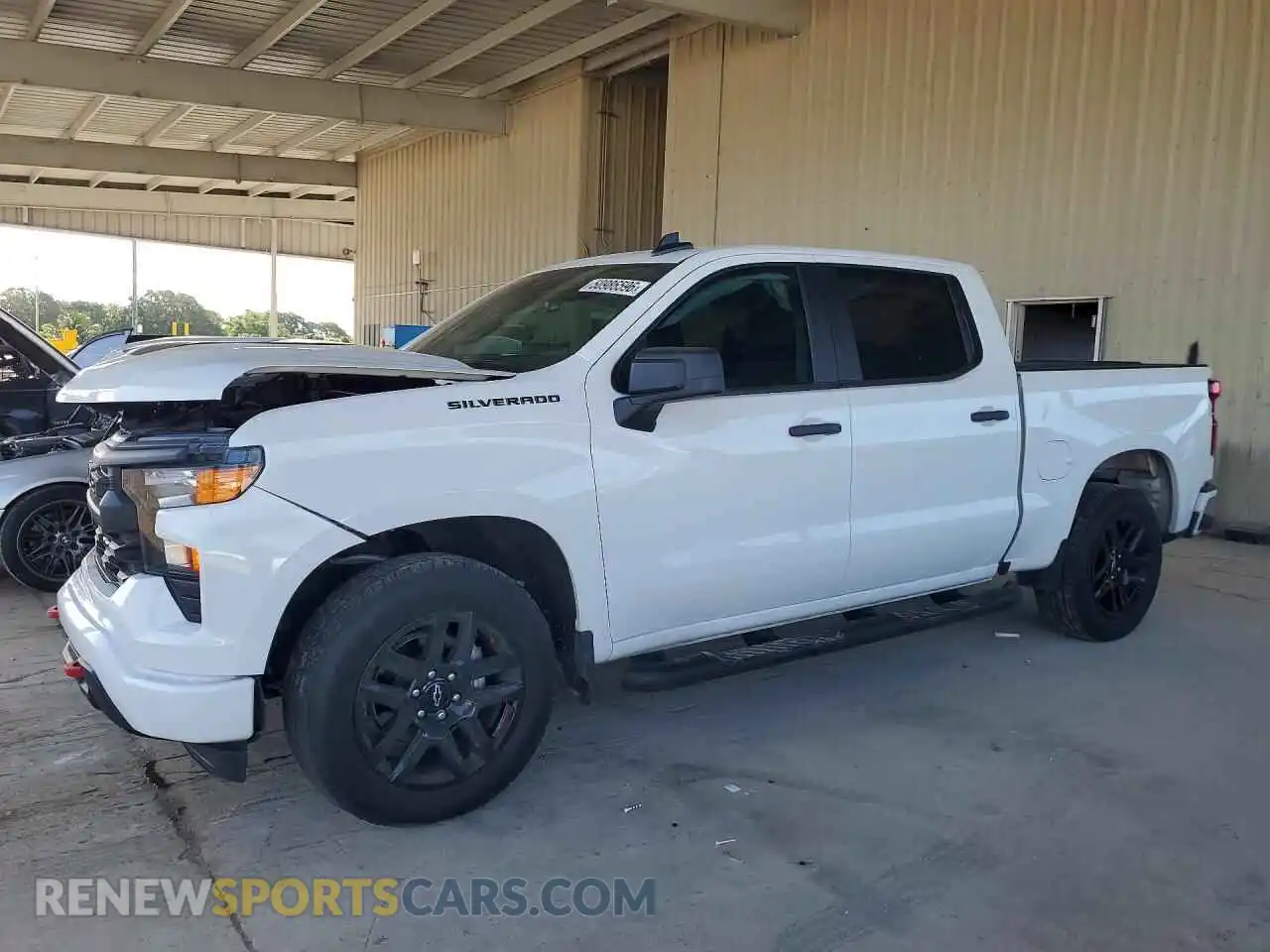 1 fotografías del automóvil dañado 1GCPABEK4PZ223777 CHEVROLET SILVERADO 2023