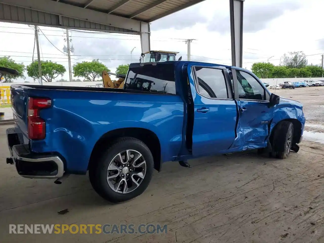 3 Photograph of a damaged car 1GCPACED3PZ109986 CHEVROLET SILVERADO 2023