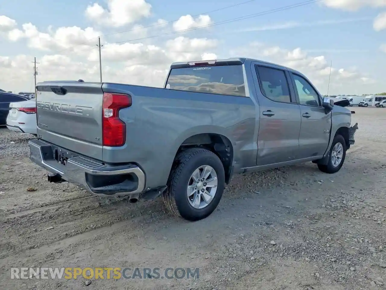 3 Photograph of a damaged car 1GCPACEK0PZ173837 CHEVROLET SILVERADO 2023