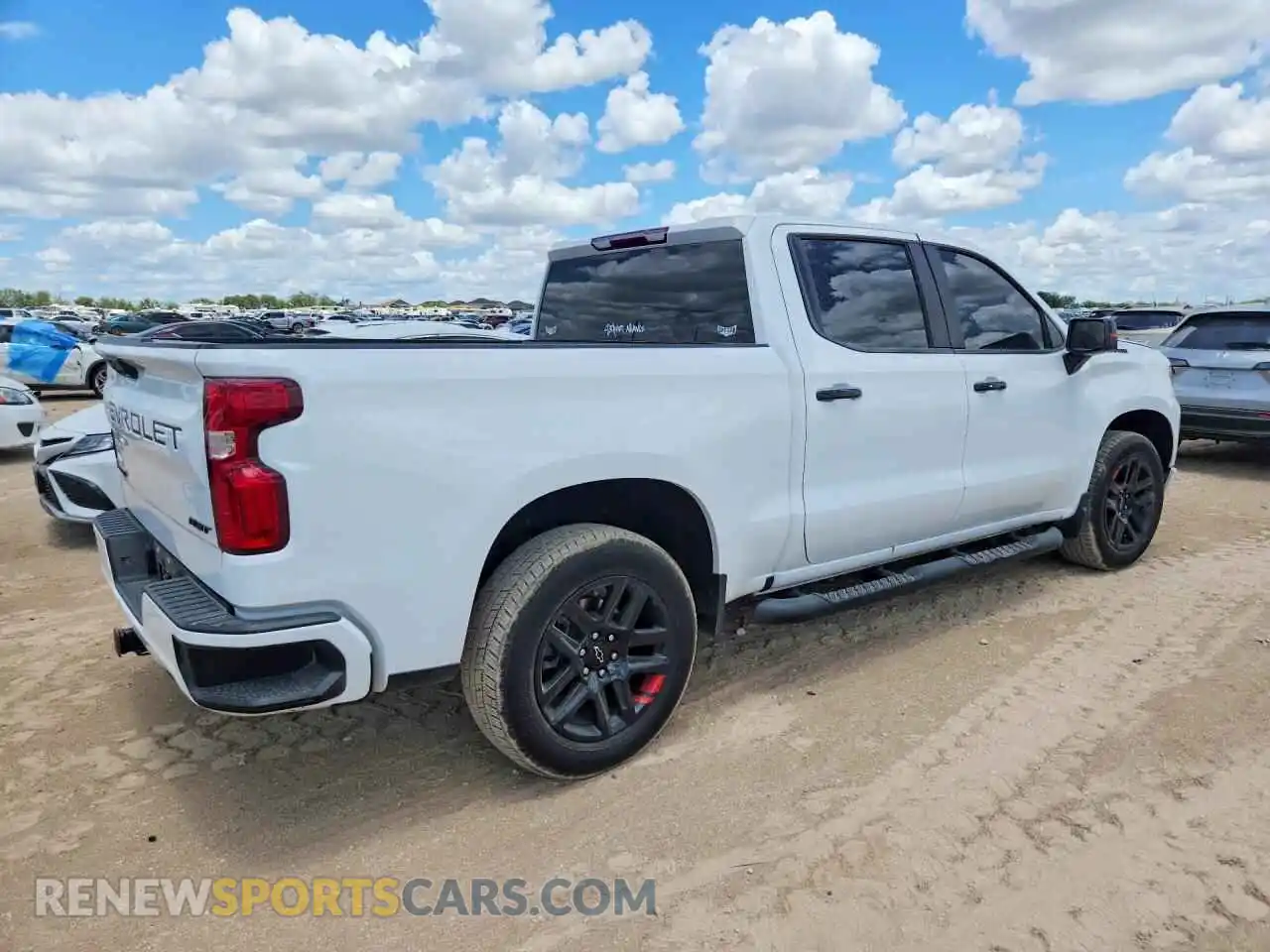 3 fotografías del automóvil dañado 1GCPADED1PZ181887 CHEVROLET SILVERADO 2023