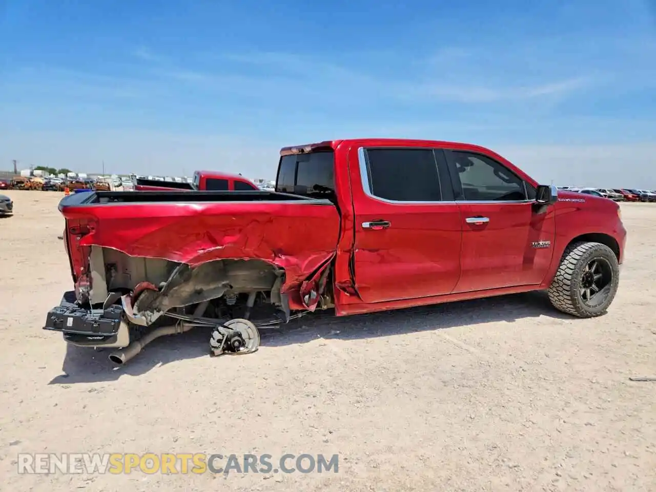 3 Photograph of a damaged car 1GCPAEED7PZ249308 CHEVROLET SILVERADO 2023