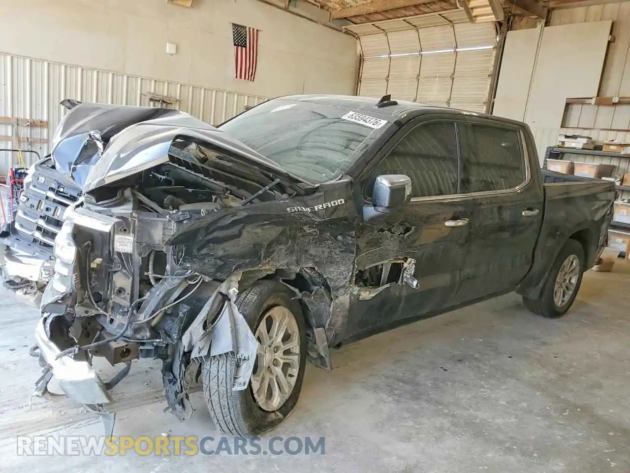 1 fotografías del automóvil dañado 1GCPAEED8PZ113642 CHEVROLET SILVERADO 2023