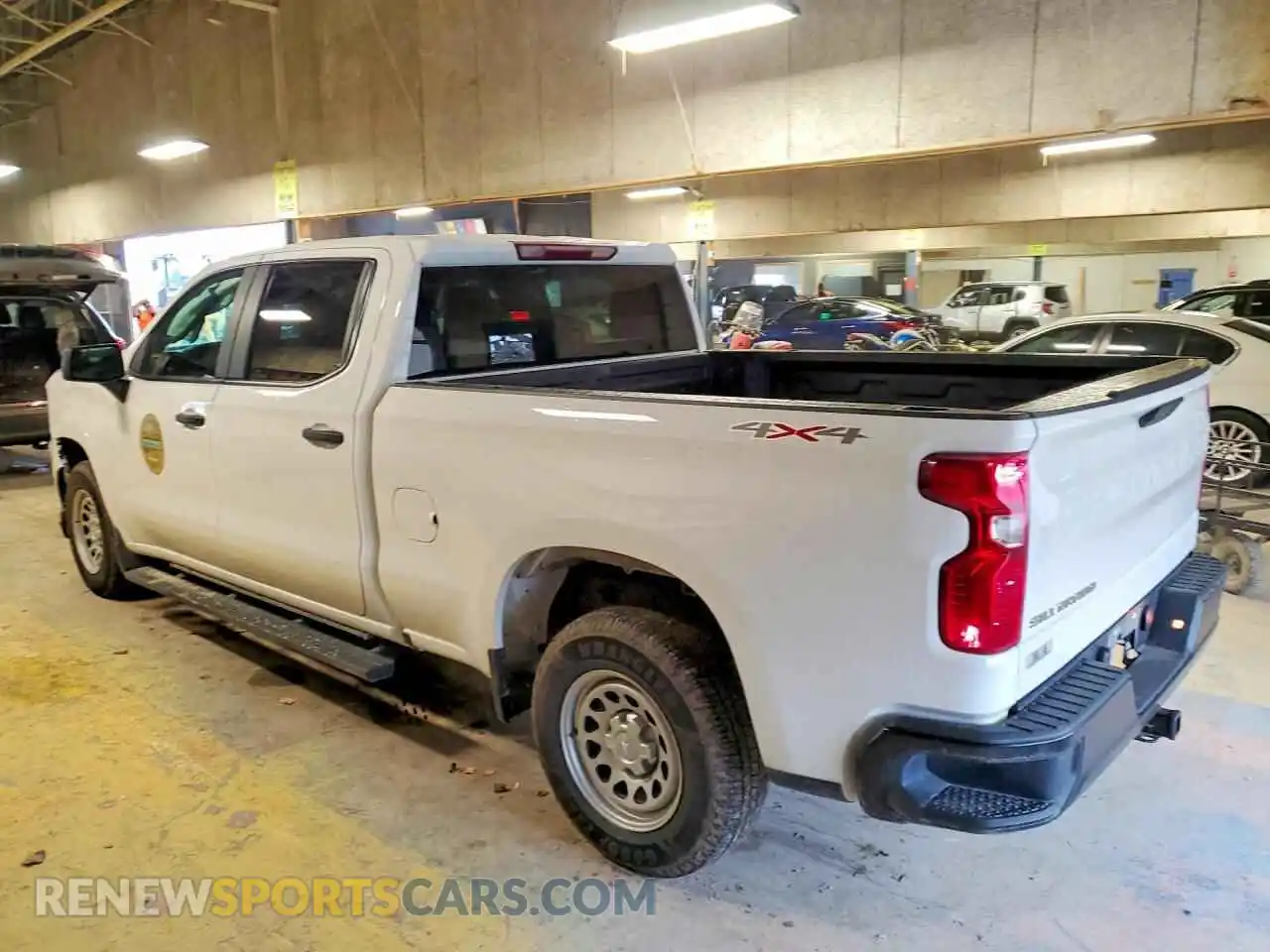 2 Photograph of a damaged car 1GCPDAEK4PZ196288 CHEVROLET SILVERADO 2023