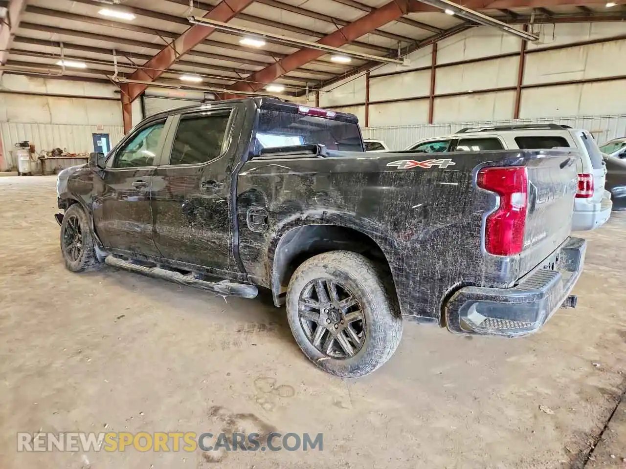 2 Photograph of a damaged car 1GCPDBEK2PZ114001 CHEVROLET SILVERADO 2023