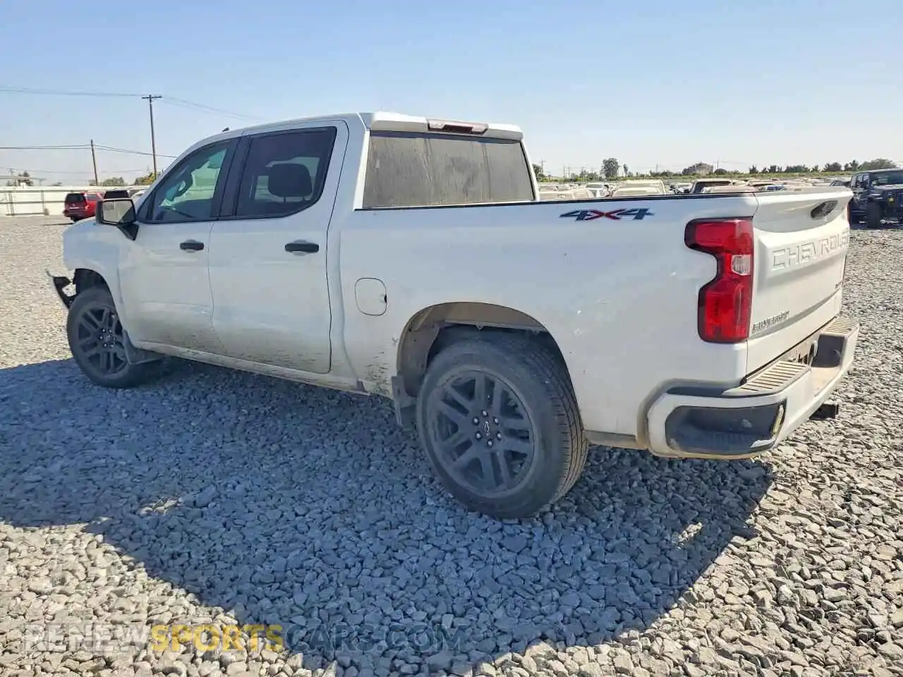 2 Photograph of a damaged car 1GCPDBEK4PZ132645 CHEVROLET SILVERADO 2023