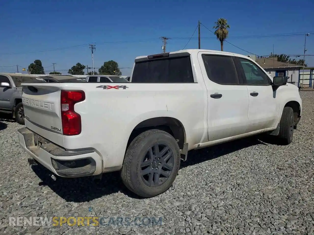 3 Photograph of a damaged car 1GCPDBEK4PZ132645 CHEVROLET SILVERADO 2023
