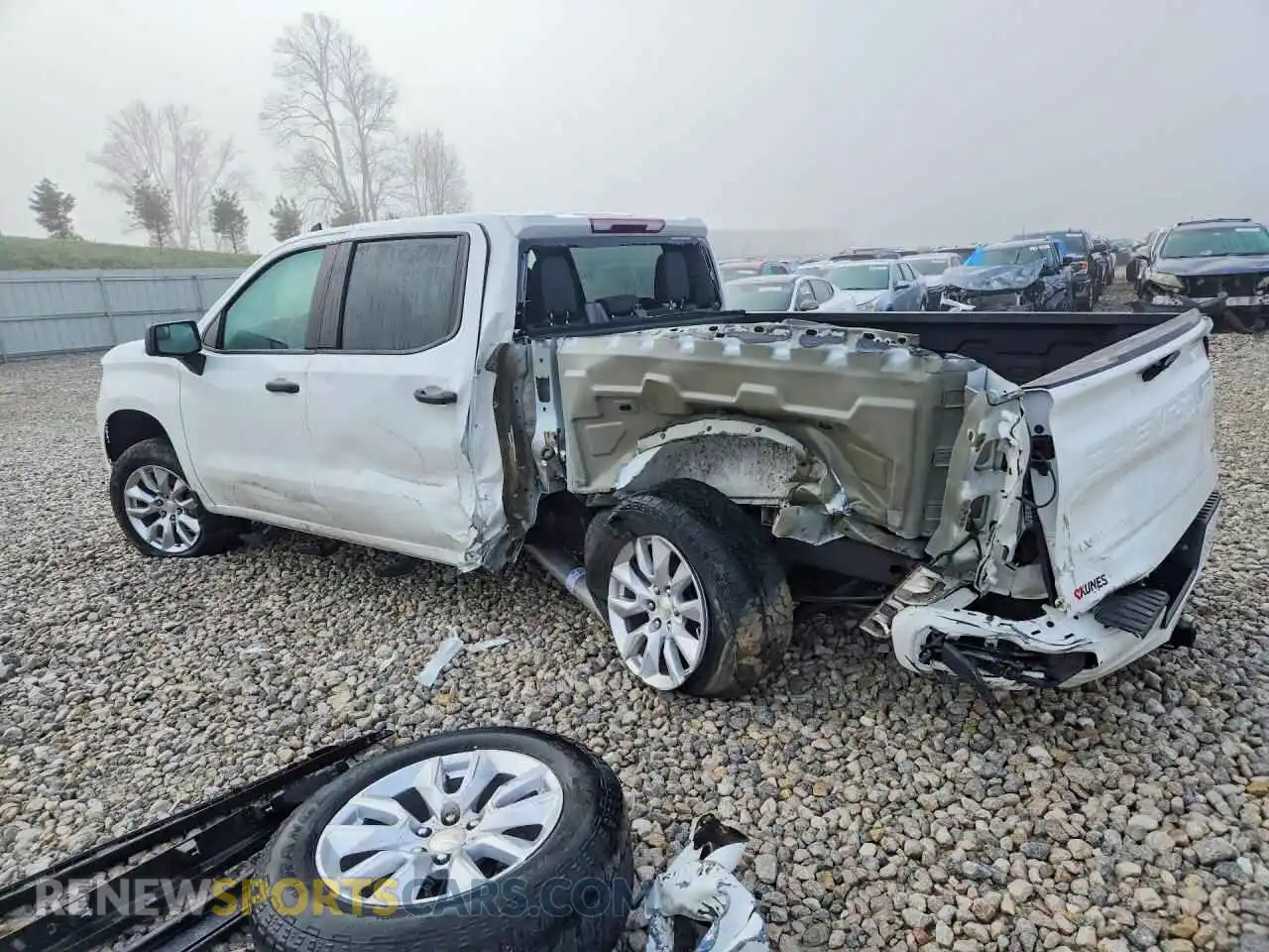 2 Photograph of a damaged car 1GCPDBEK7PZ101857 CHEVROLET SILVERADO 2023