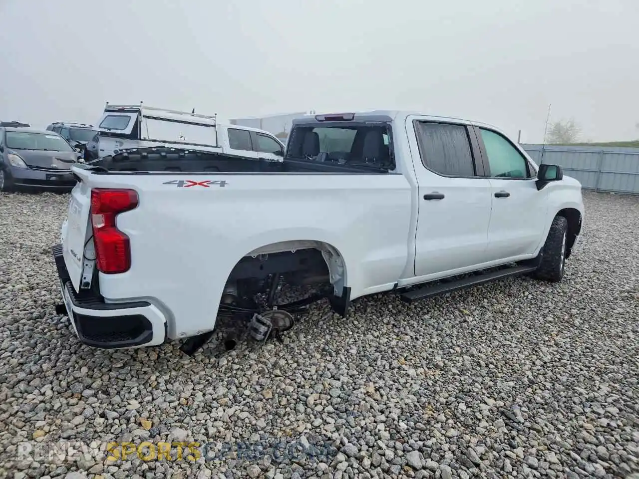 3 Photograph of a damaged car 1GCPDBEK7PZ101857 CHEVROLET SILVERADO 2023