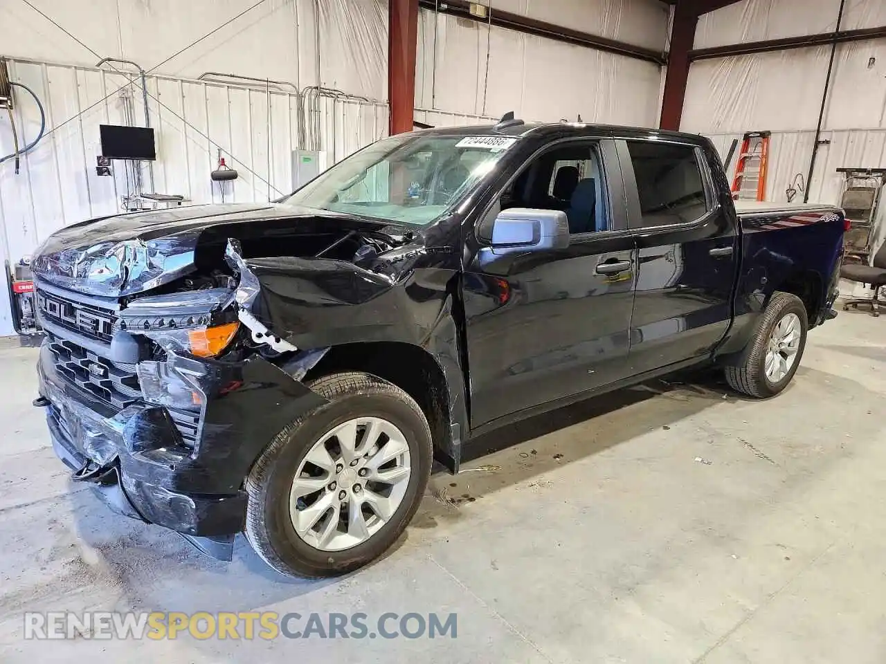 1 Photograph of a damaged car 1GCPDBEK7PZ149892 CHEVROLET SILVERADO 2023