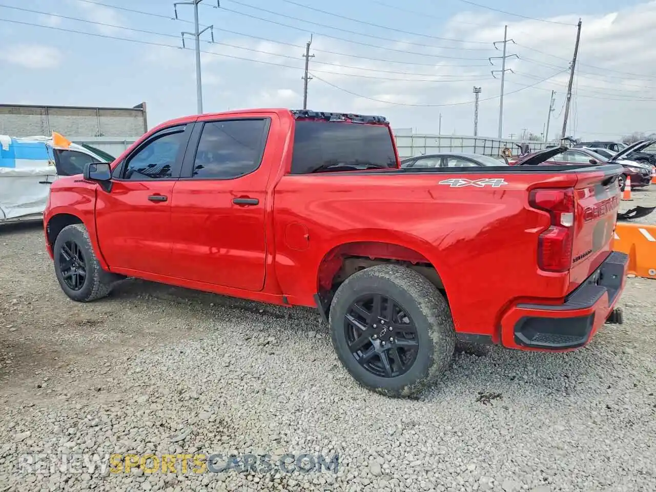 2 Photograph of a damaged car 1GCPDBEK7PZ206088 CHEVROLET SILVERADO 2023