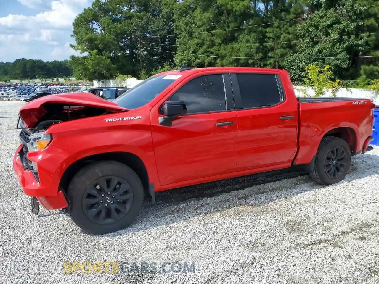 1 fotografías del automóvil dañado 1GCPDBEKXPZ183602 CHEVROLET SILVERADO 2023