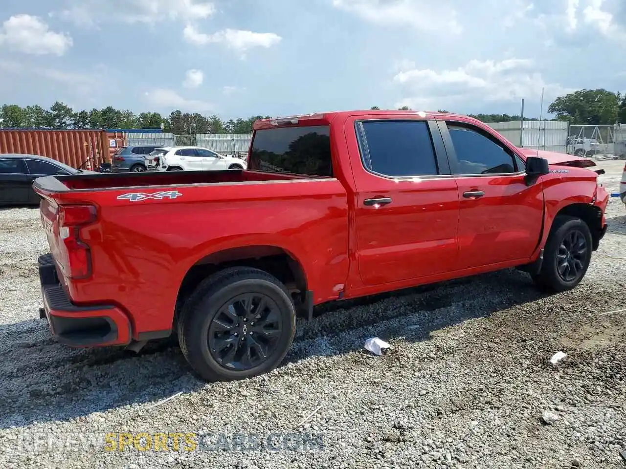 3 fotografías del automóvil dañado 1GCPDBEKXPZ183602 CHEVROLET SILVERADO 2023