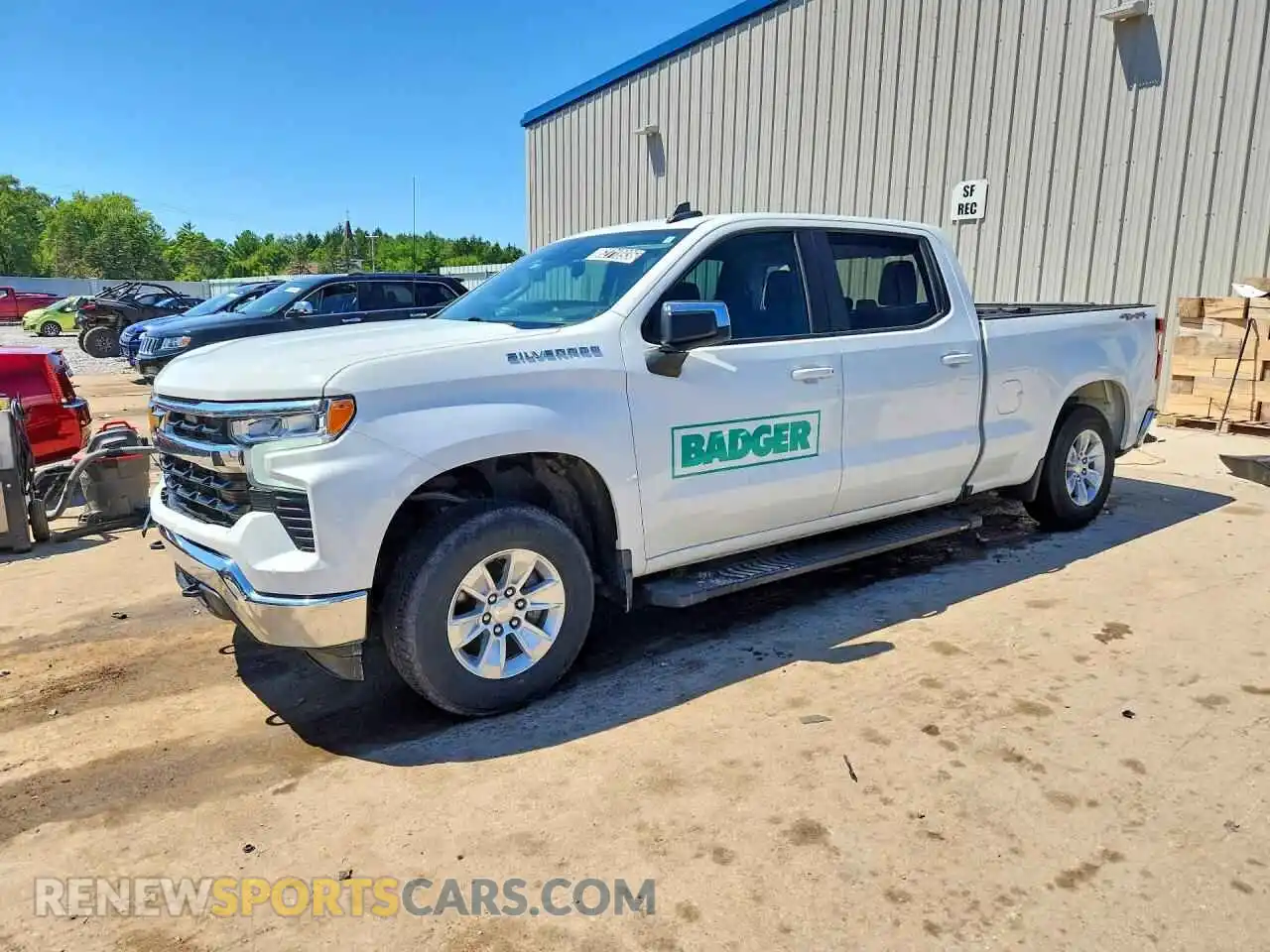 1 fotografías del automóvil dañado 1GCPDDEK3PZ296383 CHEVROLET SILVERADO 2023