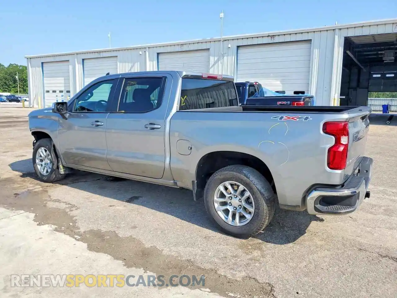 2 Photograph of a damaged car 1GCPDDEK6PZ161754 CHEVROLET SILVERADO 2023