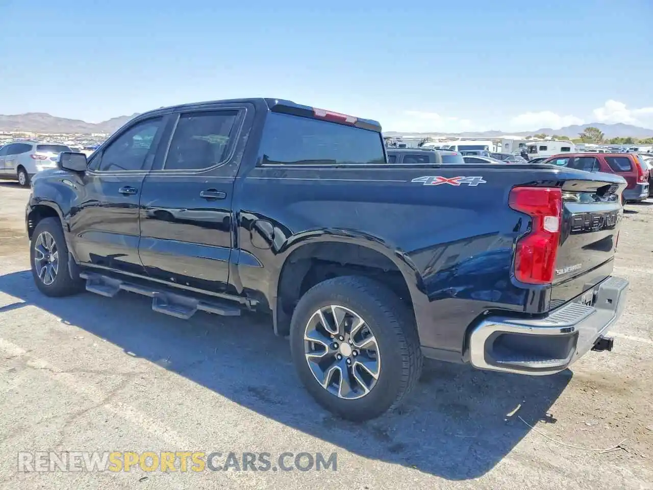 2 fotografías del automóvil dañado 1GCPDDEK7PZ128939 CHEVROLET SILVERADO 2023
